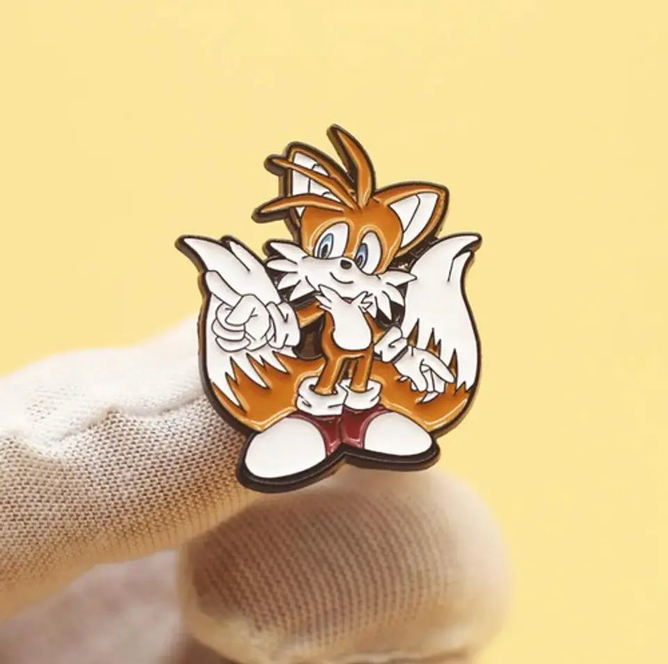 Pins De Miles  Tails  Prower / Sonic / Broches Metálicos 2