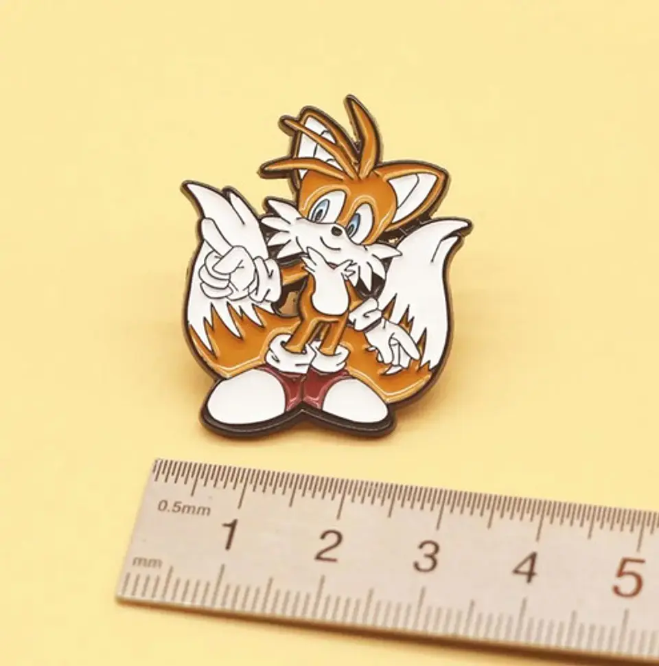 Pins De Miles  Tails  Prower / Sonic / Broches Metálicos 5