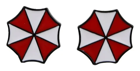 Aros Aretes Pendientes De Umbrella Corps / Acero Quirúrgico