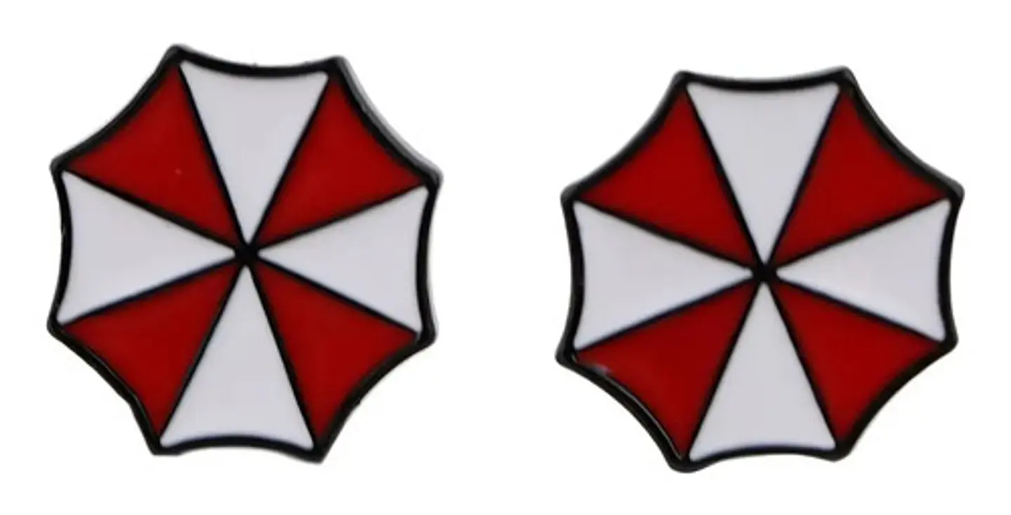 Aros Aretes Pendientes De Umbrella Corps / Acero Quirúrgico 1