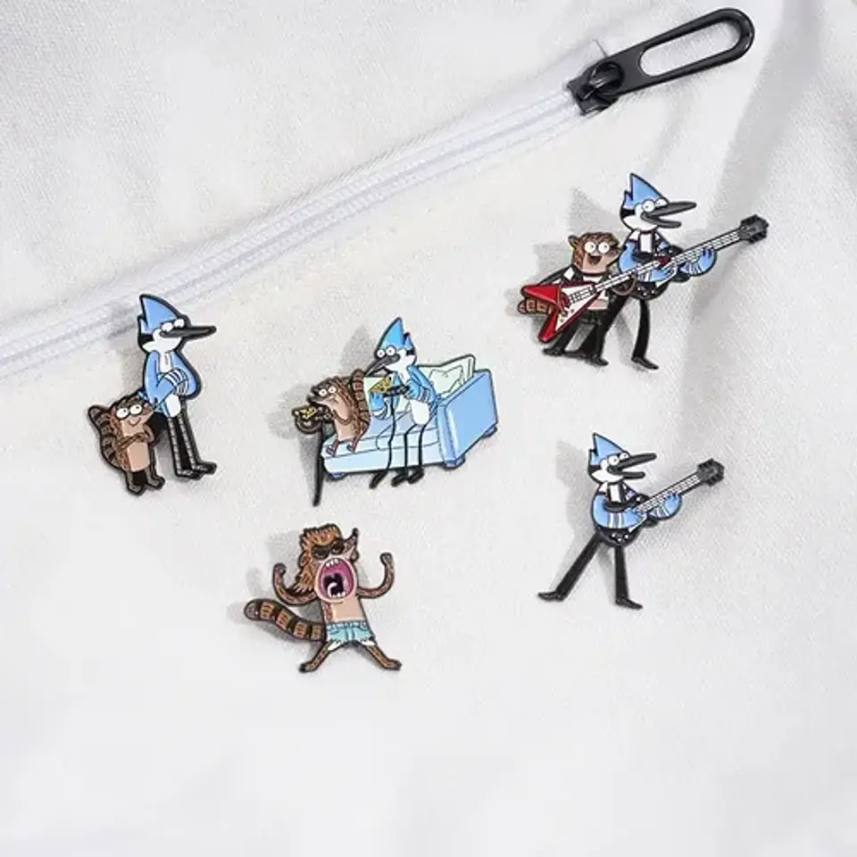 Pins De Rigby / Un Show Más / Broches Metálicos (pines) 13