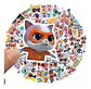 Supergatitos - Set De 50 Stickers / Calcomanias / Pegatinas - Miniatura 3