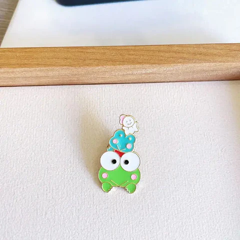 Pins De Keroppi / Hello Kitty / Pines Metálicos (broches)