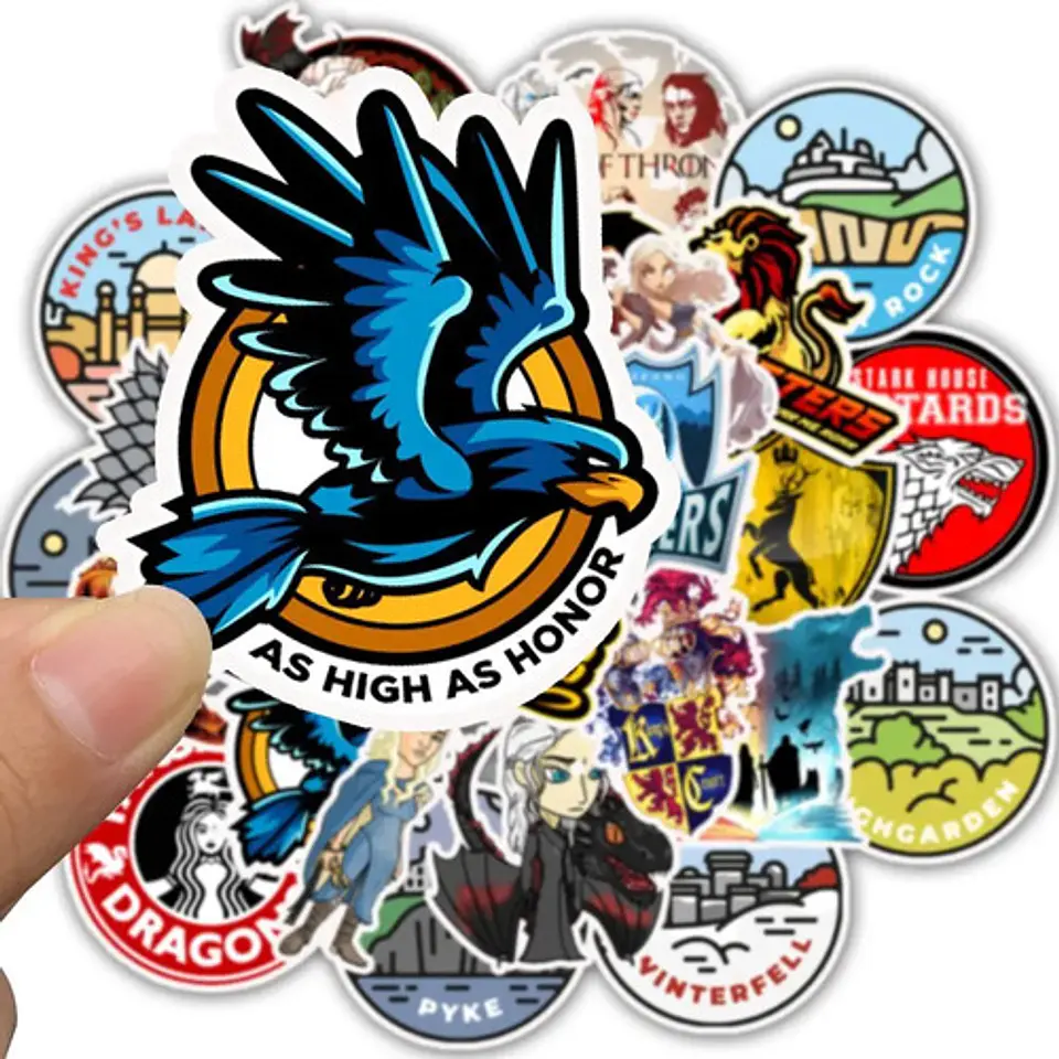 Game Of Thrones - Set 50 Stickers / Calcomanías / Pegatinas 4