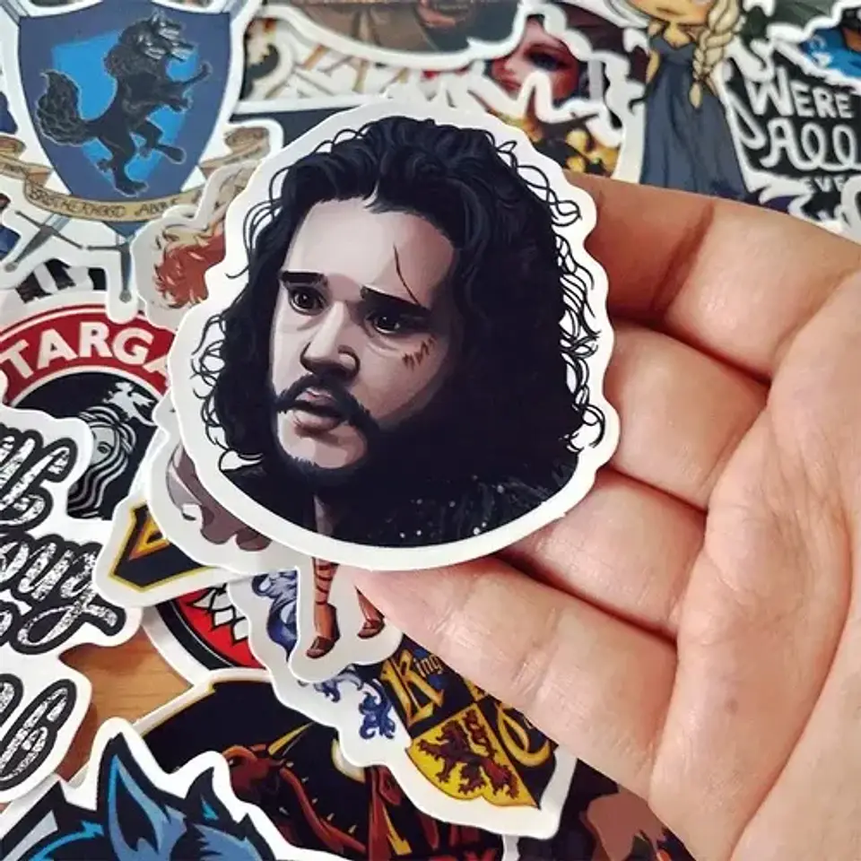 Game Of Thrones - Set 50 Stickers / Calcomanías / Pegatinas 5