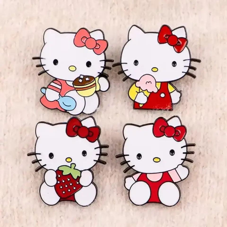 Pins De Hello Kitty / Hello Kitty - Broches Metálicos  4