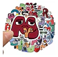 Alfabeto - Set De 50 Stickers / Calcomanias / Pegatinas - Miniatura 3