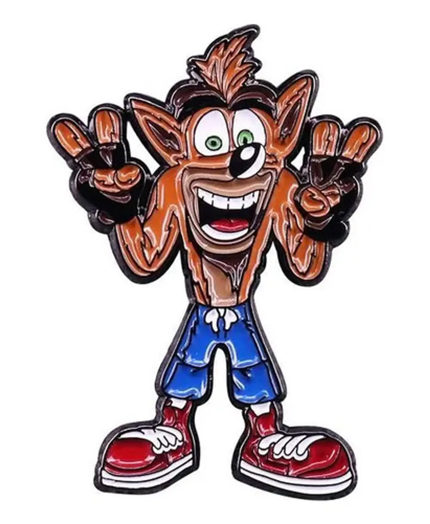 Pins Crash Bandicoot / Crash Bandicoot / Broches Metálicos 1