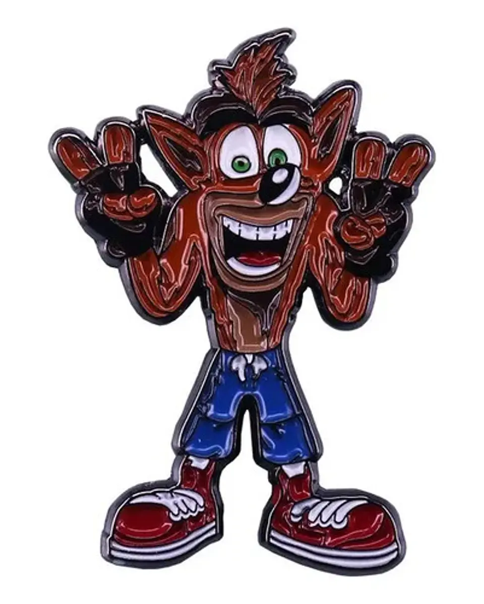Pins Crash Bandicoot / Crash Bandicoot / Broches Metálicos 3