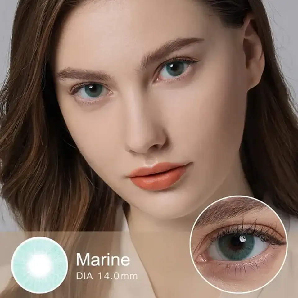 Par Lentes De Contacto En Color A Elección + Estuche 7