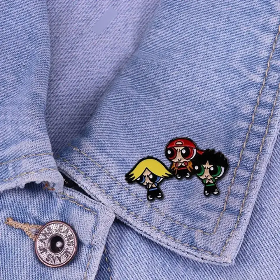 Pins Las Chicas Superpoderosas / Broches Metálicos (pines) 12