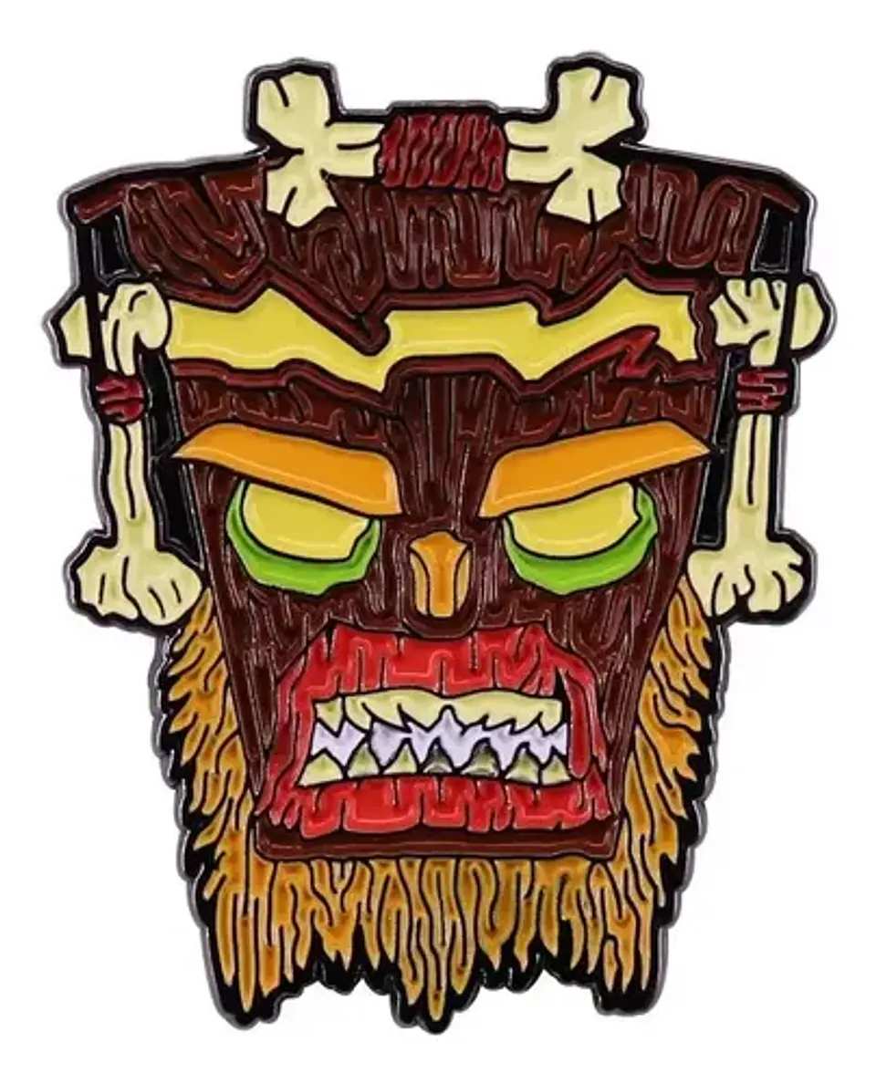 Pins Uka Uka / Crash Bandicoot / Broches Metálicos (pines) 1