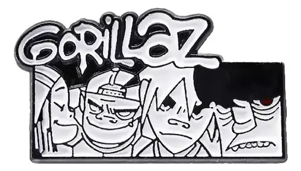 Pins De Gorillaz / Music Band / Broches Metálicos (pines) 4