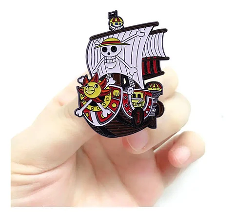 Pins De Thousand Sunny / One Piece / Broches Metálicos