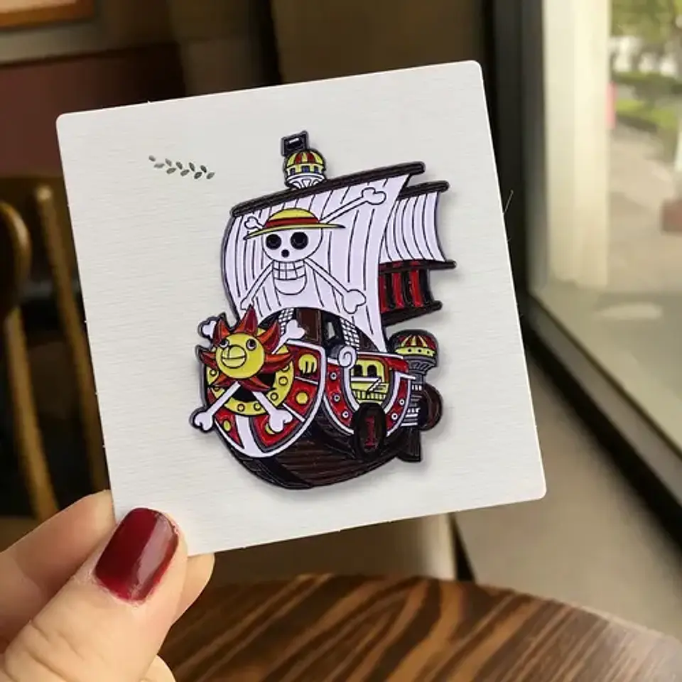 Pins De Thousand Sunny / One Piece / Broches Metálicos 4