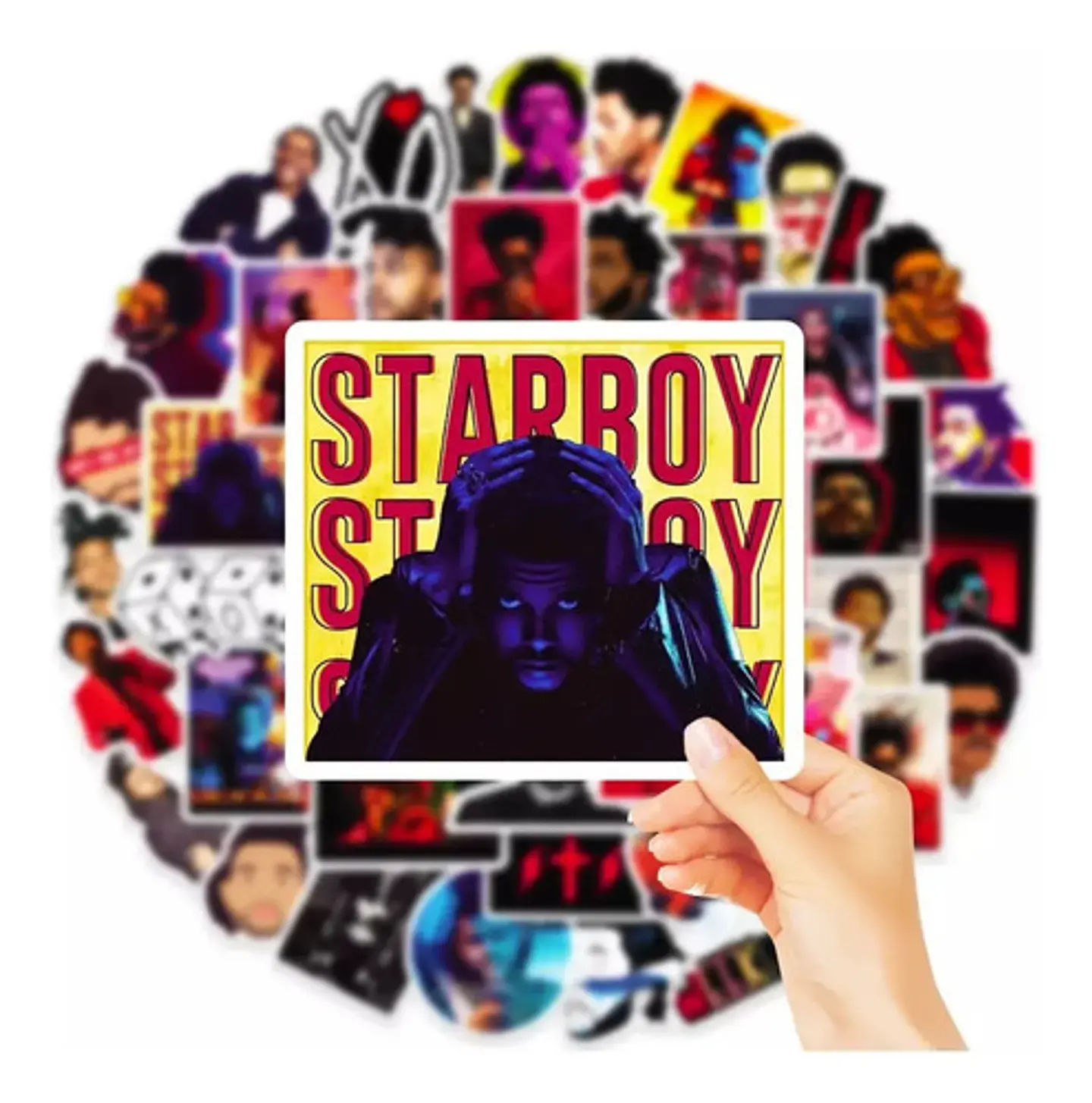 The Weeknd - Set De 50 Stickers / Calcomanias / Pegatinas 4