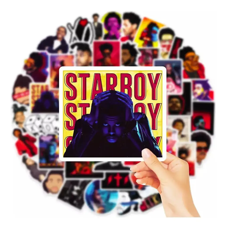 The Weeknd - Set De 50 Stickers / Calcomanias / Pegatinas 4