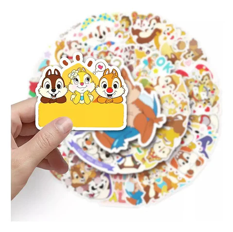 Chip 'n Dale - Set De 50 Stickers / Calcomanias / Pegatinas