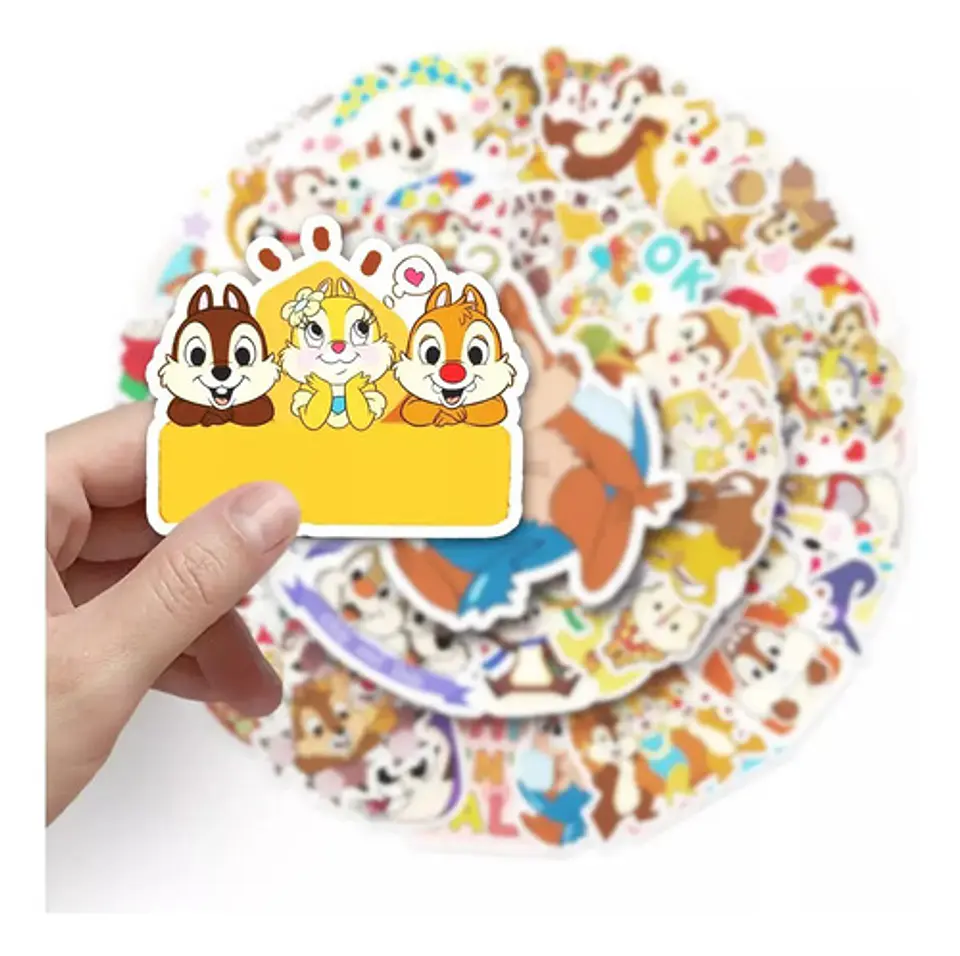 Chip 'n Dale - Set De 50 Stickers / Calcomanias / Pegatinas 2