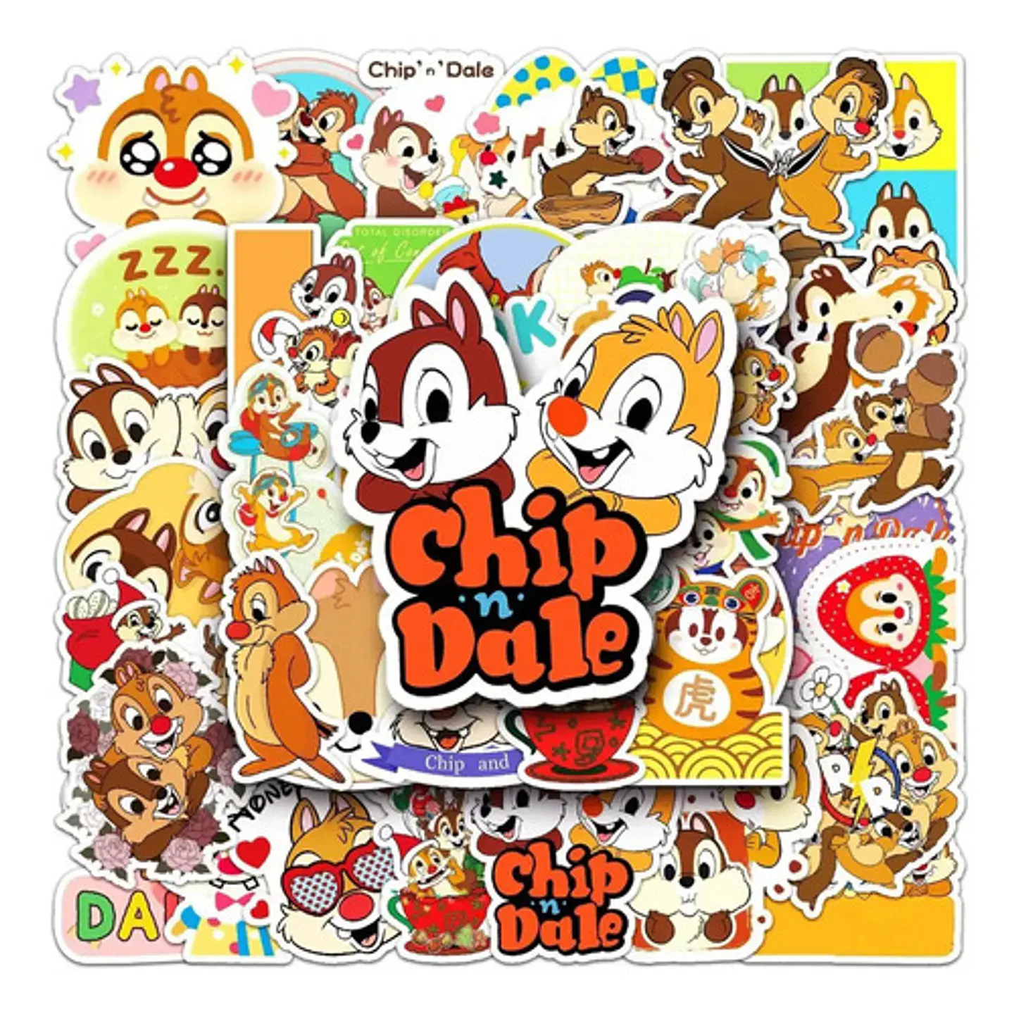 Chip 'n Dale - Set De 50 Stickers / Calcomanias / Pegatinas 3
