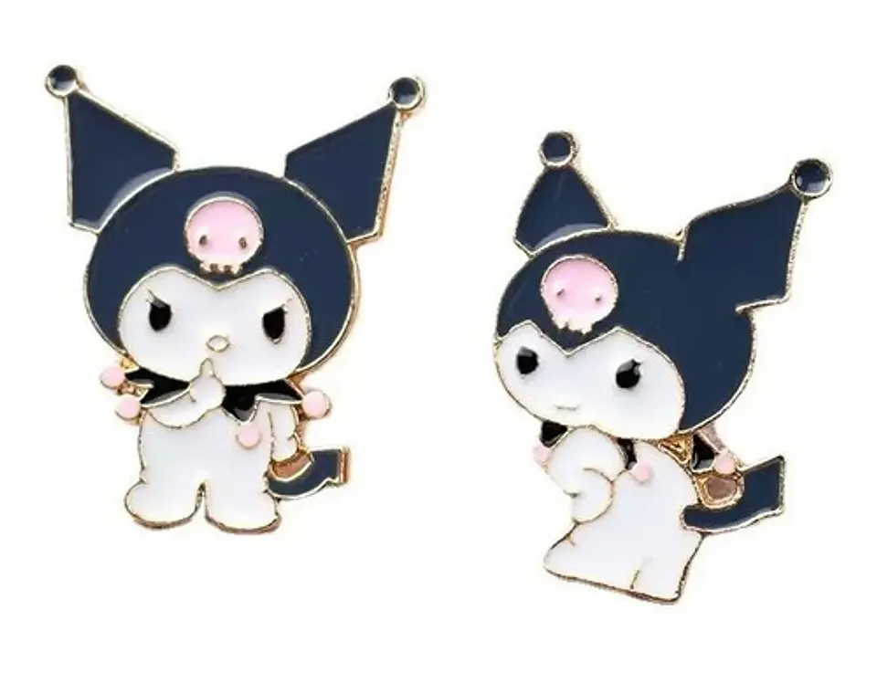 Pins Kuromi / Hello Kitty / (pines) Broches Metálicos 18