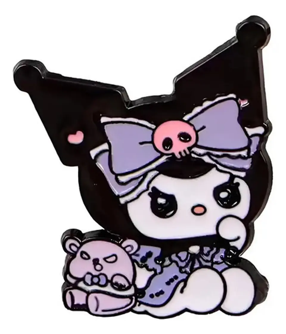 Pins Kuromi / Hello Kitty / (pines) Broches Metálicos 23