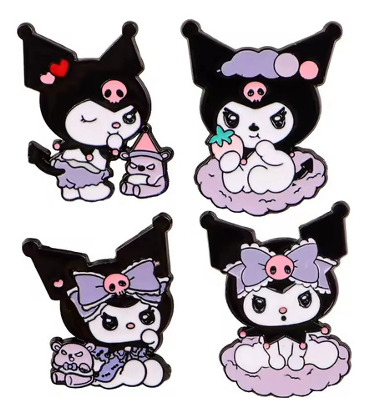 Pins Kuromi / Hello Kitty / (pines) Broches Metálicos 25