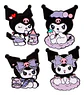 Pins Kuromi / Hello Kitty / (pines) Broches Metálicos - Miniatura 25