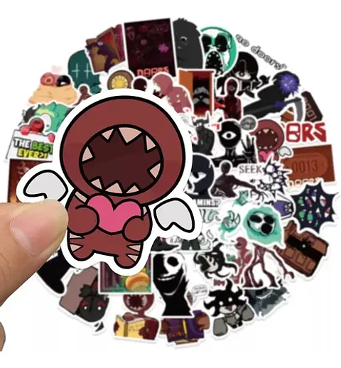 Roblox Doors - Set De 50 Stickers / Calcomanias / Pegatinas