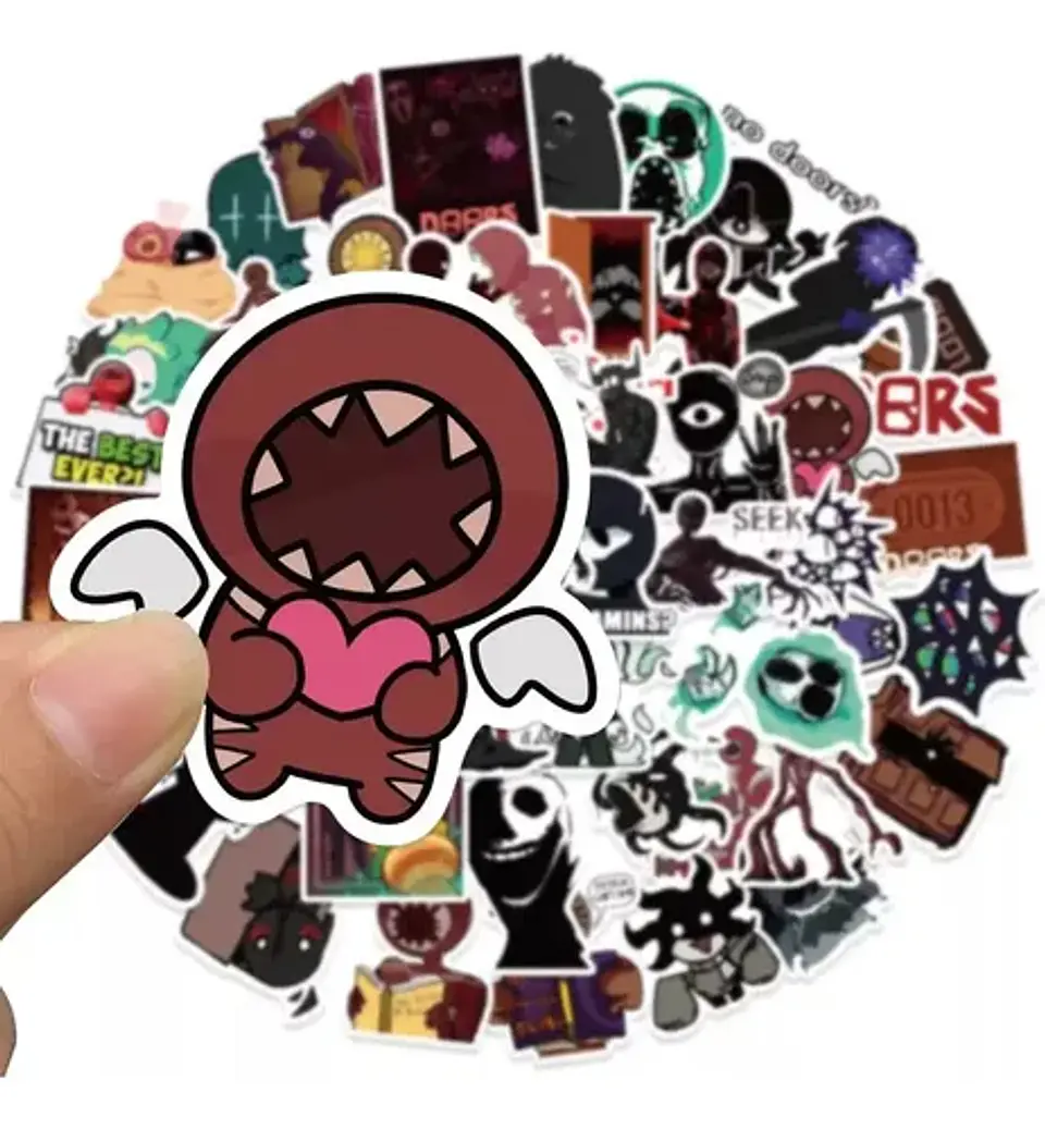 Roblox Doors - Set De 50 Stickers / Calcomanias / Pegatinas 2
