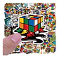 Cubo De Rubik - Set De 50 Stickers / Calcomanias / Pegatinas - Miniatura 2