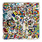 Cubo De Rubik - Set De 50 Stickers / Calcomanias / Pegatinas - Miniatura 3