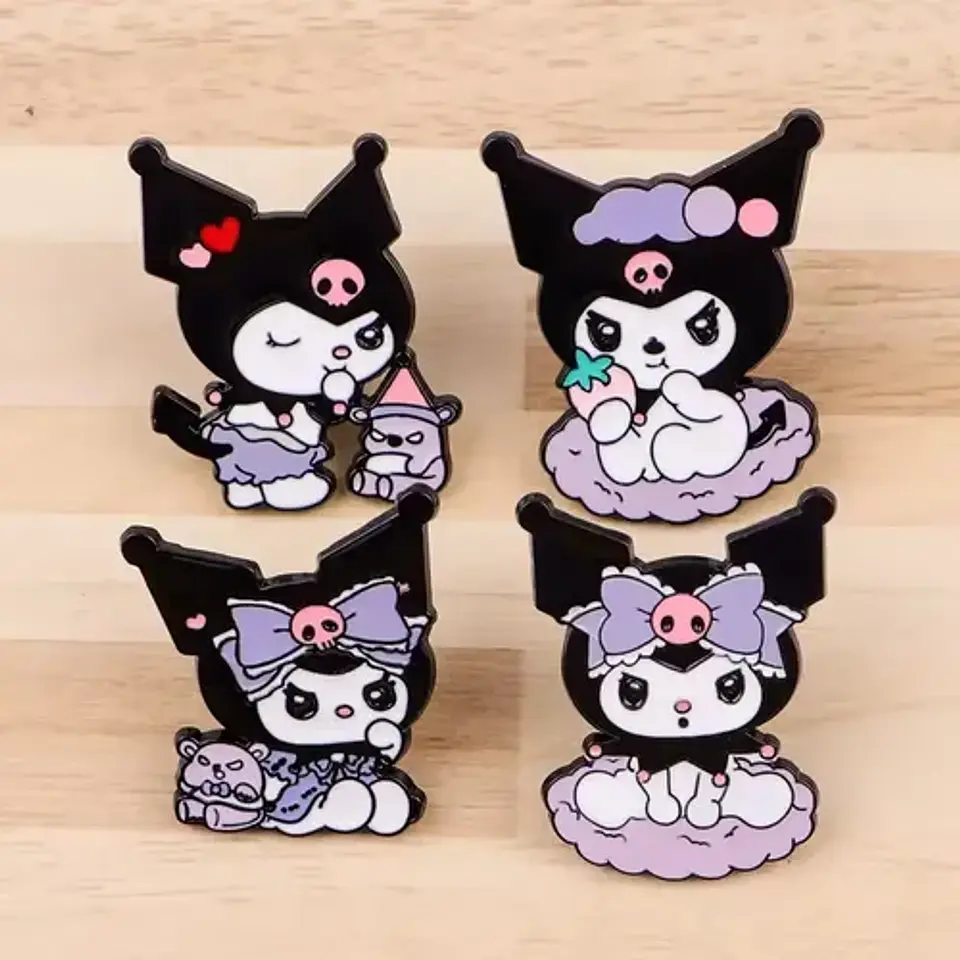 Pins De Kuromi / Hello Kitty / Broches Metálicos (pines) 17