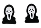 Aros Aretes Pendientes De Scream / Acero Quirúrgico - Miniatura 1