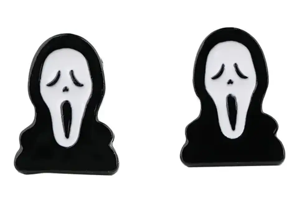 Aros Aretes Pendientes De Scream / Acero Quirúrgico 1