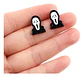 Aros Aretes Pendientes De Scream / Acero Quirúrgico - Miniatura 2