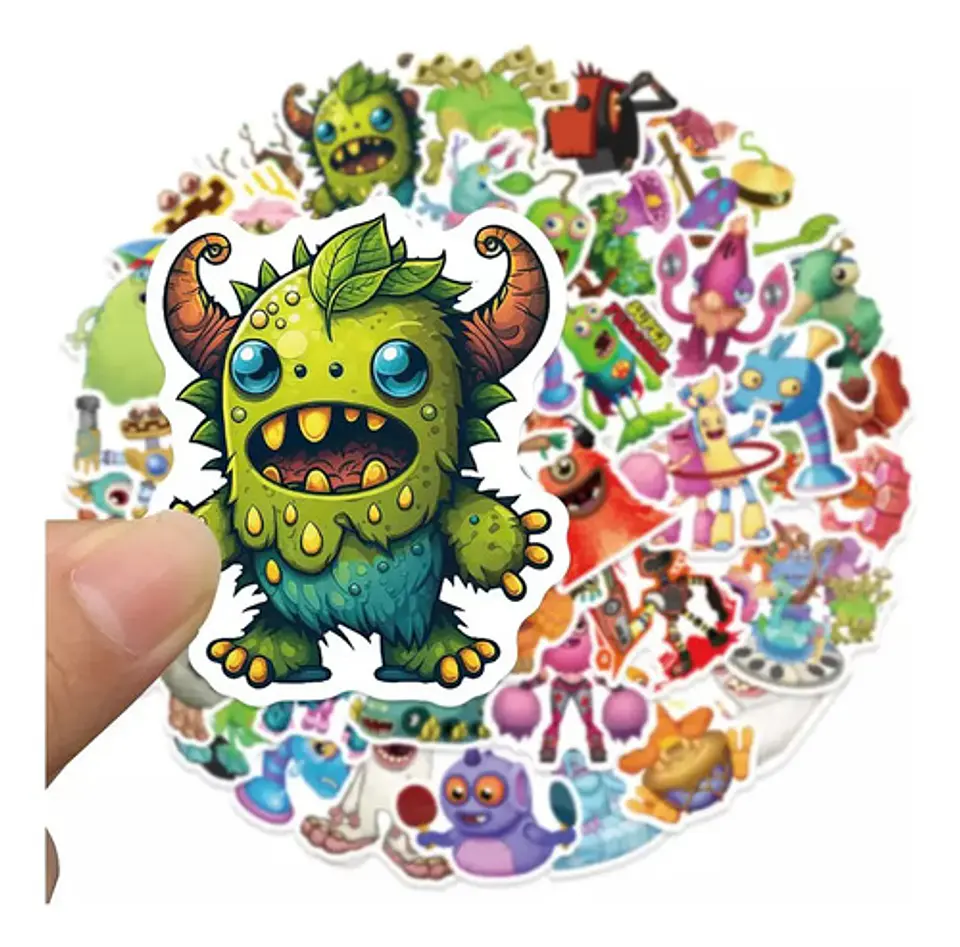 My Singing Monsters - Set De 50 Stickers / Calcomanias 3