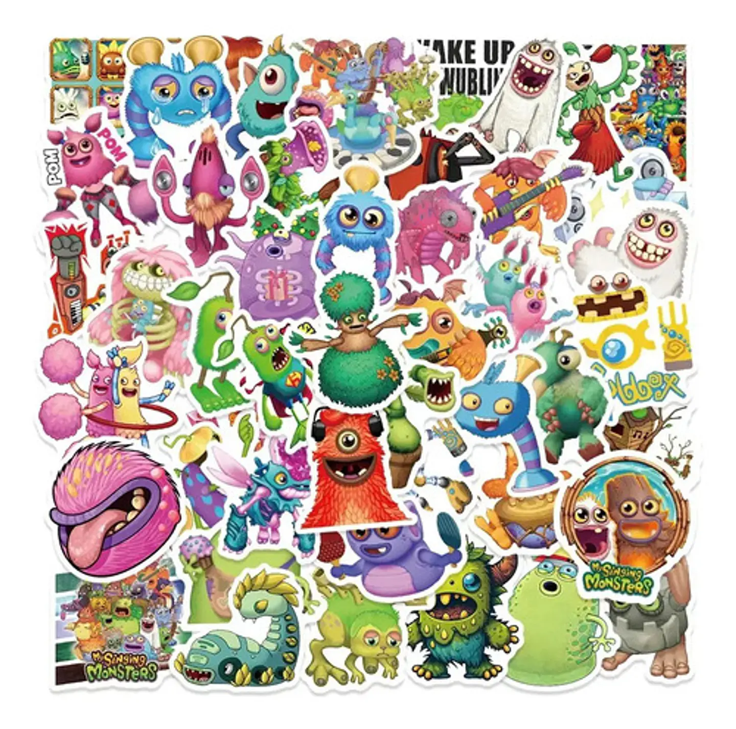 My Singing Monsters - Set De 50 Stickers / Calcomanias 4