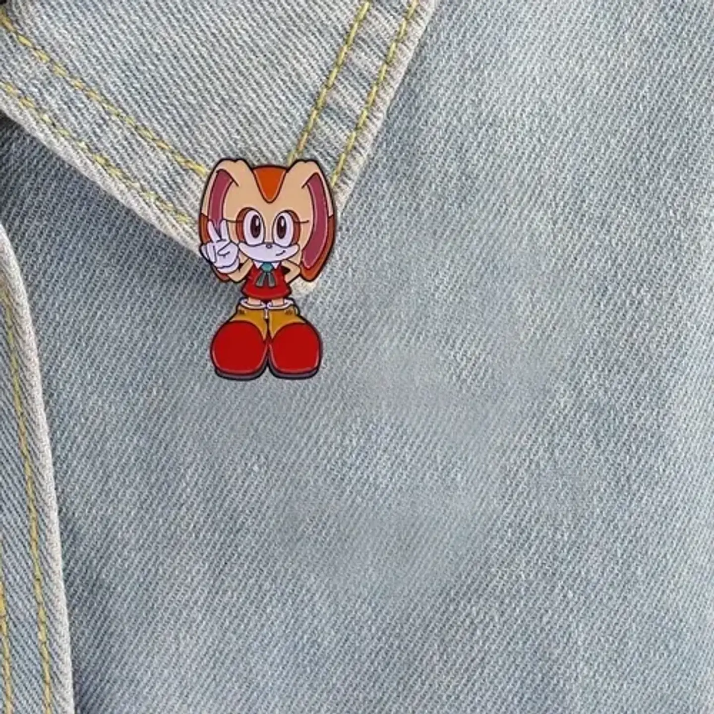 Pins De Cream The Rabbit / Sonic / Broches Metálicos (pines) 2
