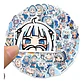 Gawr Gura - Set De 50 Stickers / Calcomanias / Pegatinas - Miniatura 3