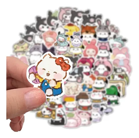 Mix Hello Kitty - Set 50 Stickers / Calcomanias / Pegatinas