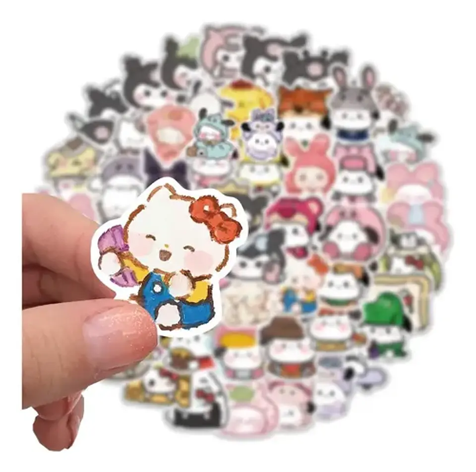 Mix Hello Kitty - Set 50 Stickers / Calcomanias / Pegatinas 2