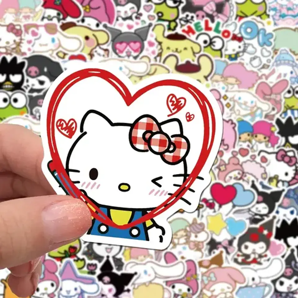 Mix Hello Kitty - Set 50 Stickers / Calcomanias / Pegatinas 7