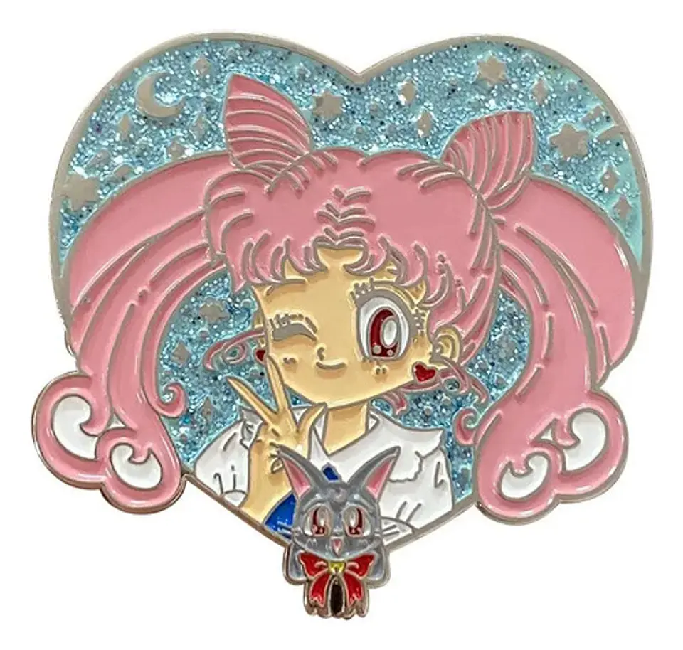 Pins De Chibi Moon / Sailor Moon / Broches Metálicos (pines) 1