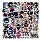 Ninja Kidz - Set De 50 Stickers / Calcomanias / Pegatinas - Miniatura 4