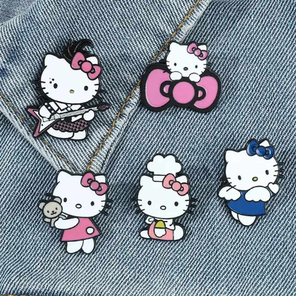 Pins Hello Kitty / Hello Kitty / Pines Metálicos (broches) 10