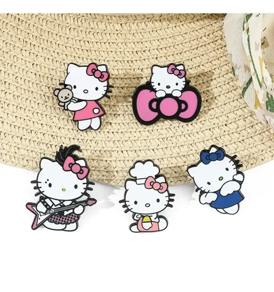 Pins Hello Kitty / Hello Kitty / Pines Metálicos (broches) 11