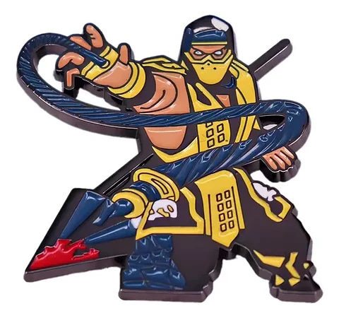 Pins De Scorpion / Mortal Kombat / Broches Metálicos (pines)