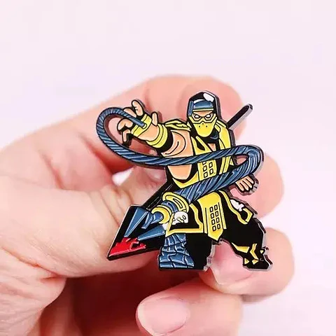 Pins De Scorpion / Mortal Kombat / Broches Metálicos (pines)