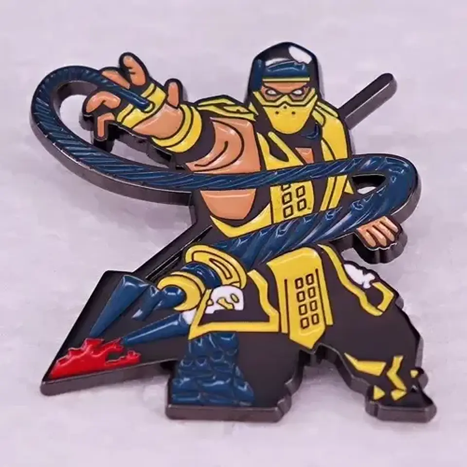 Pins De Scorpion / Mortal Kombat / Broches Metálicos (pines) 3